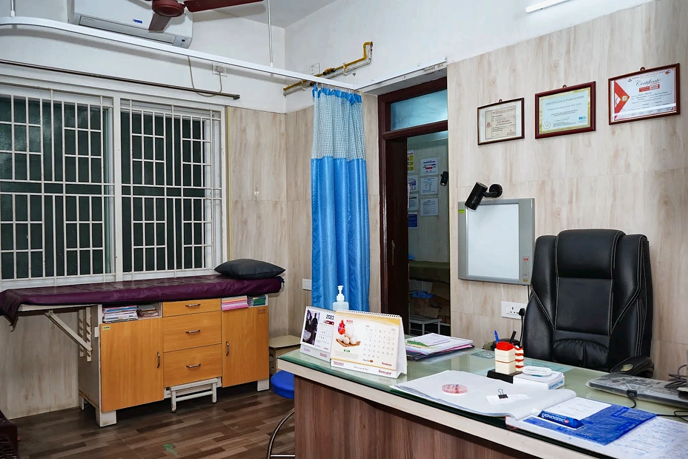 Doctor office at Sruthi Hospital, Sivakasi