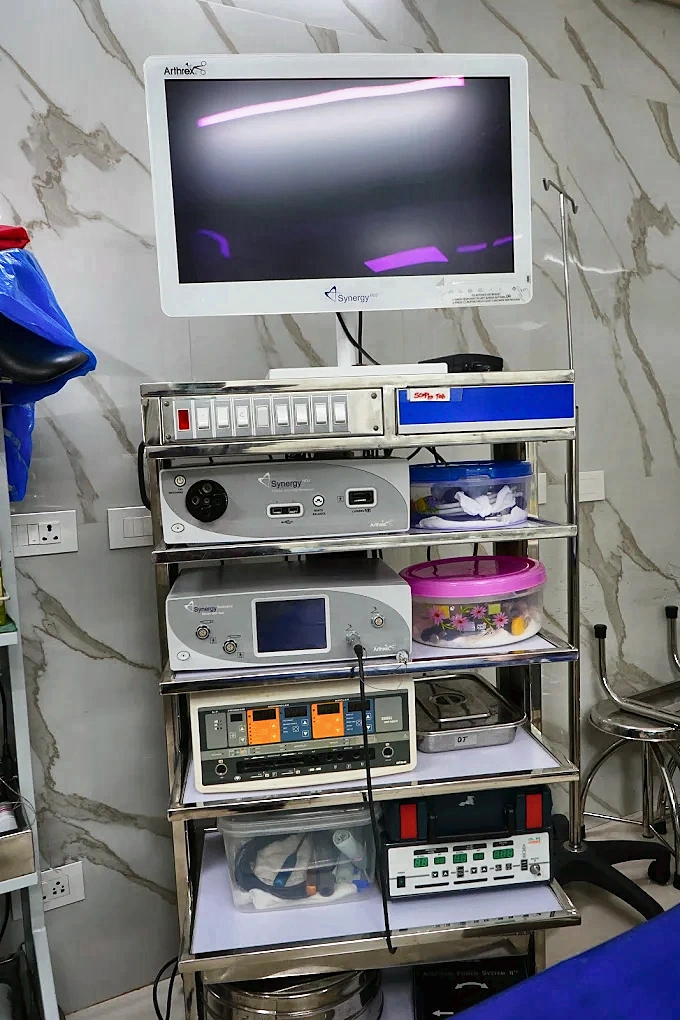 Endoscopy medical equipment at Sruthi Hospital, Sivakasi