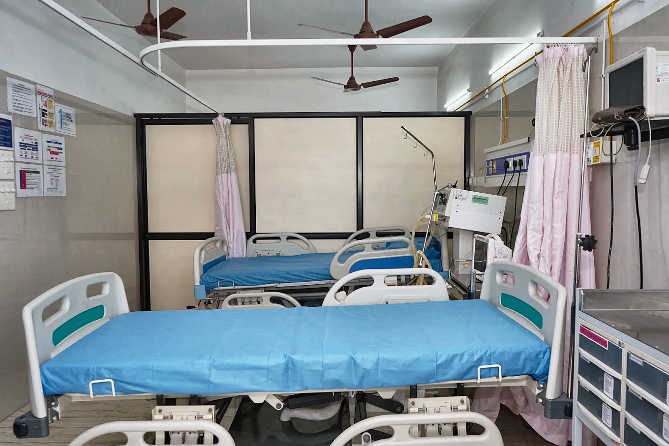 Inpatient ward at Sruthi Hospital, Sivakasi