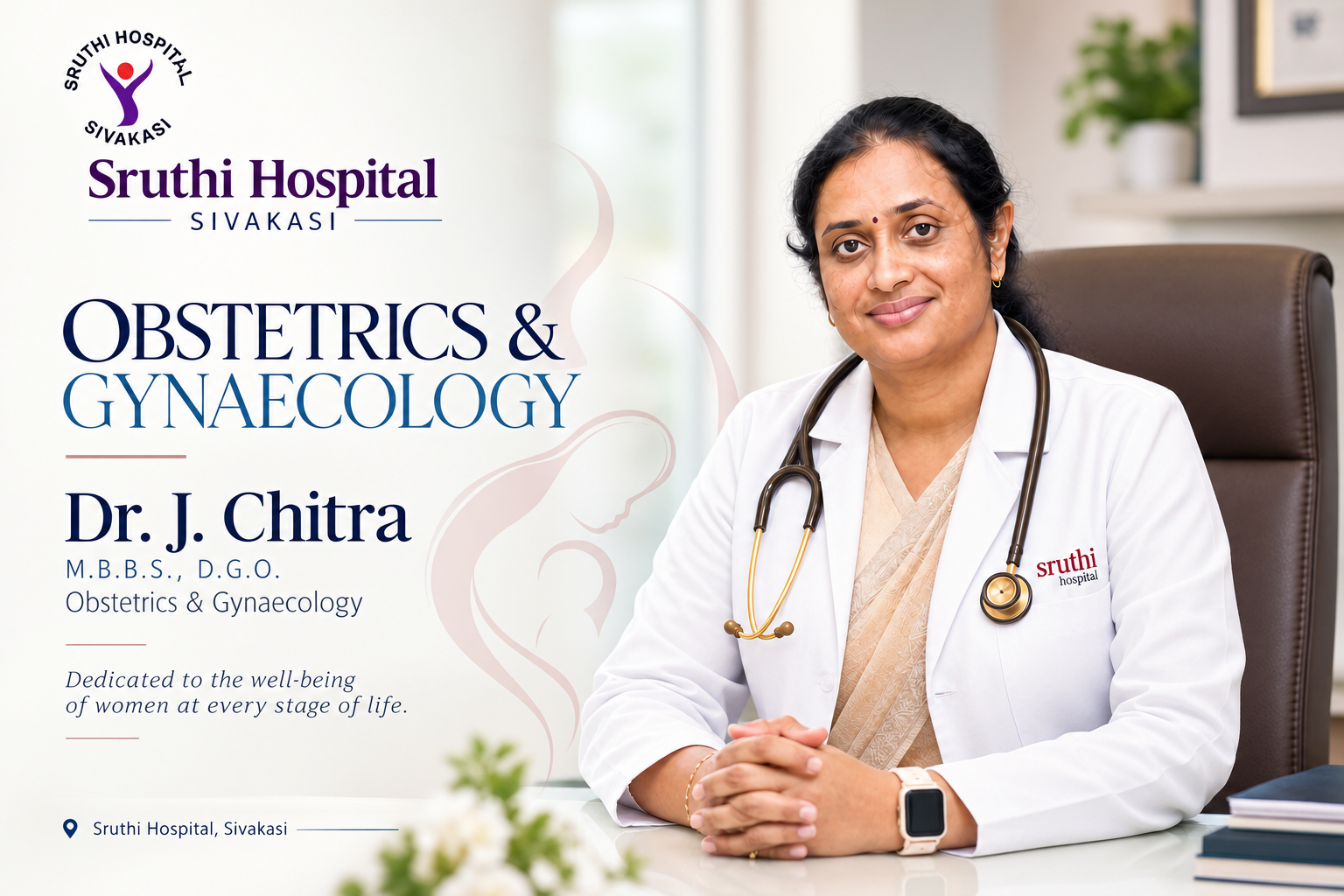 Dr. M. Chitra, Obstetrics and Gynaecology, Sruthi Hospital Sivakasi