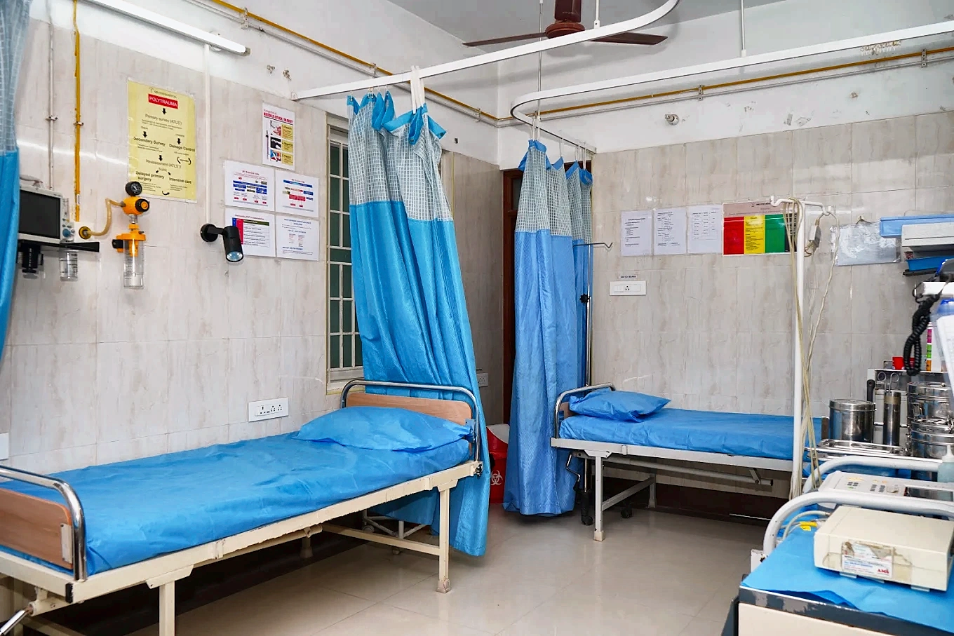 Patient ward at Sruthi Hospital, Sivakasi