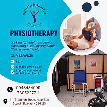 Physiotherapy services at Sruthi Hospital, Sivakasi